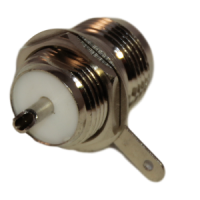 N connector chassisdeel rond - Afbeelding 2
