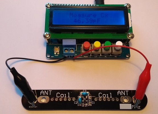 measure antenna trap capacitor