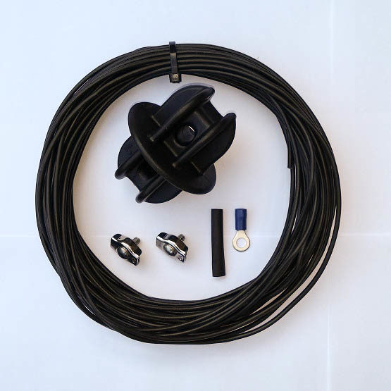 60 Meter band dipool antenne kit, inclusief 800 Watt 1:1 Balun - Afbeelding 4