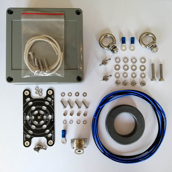 60 Meter band dipool antenne kit, inclusief 800 Watt 1:1 Balun - Afbeelding 3